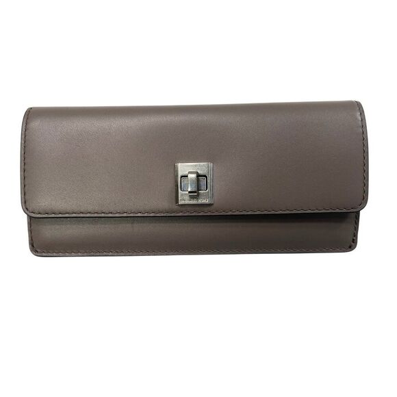 Michael Kors NWT Natalie Cinder Leather Flat Wallet With Silver-Tone Hardware - Picture 2 of 9
